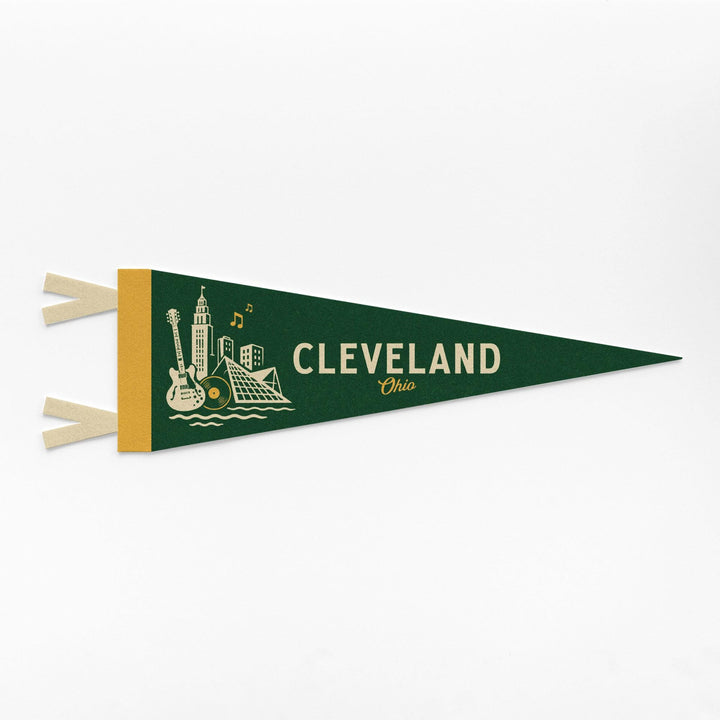 Cleveland Ohio Felt Pennant