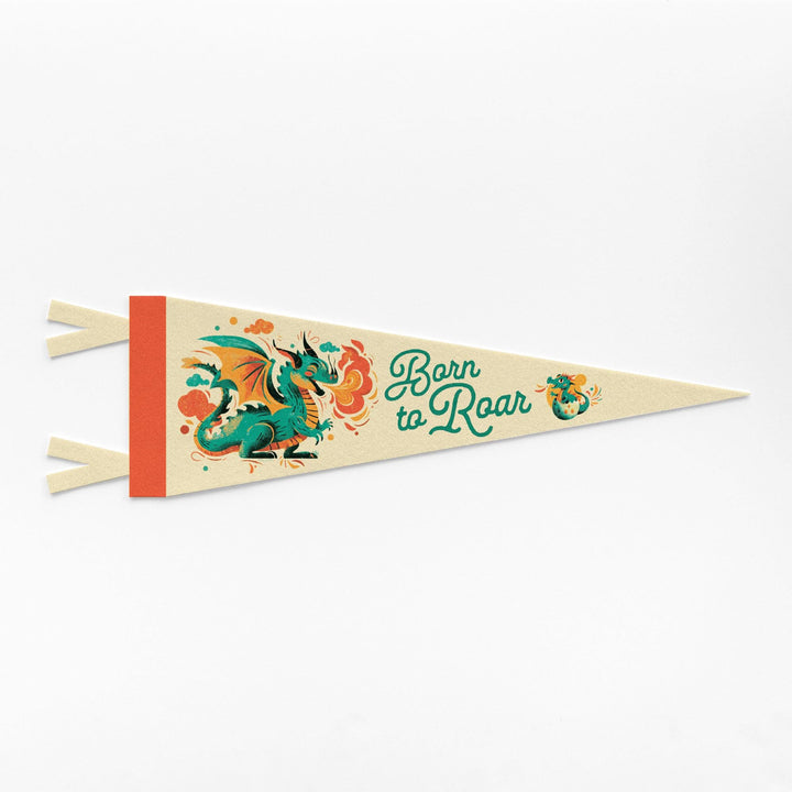Born to Roar Felt Pennant