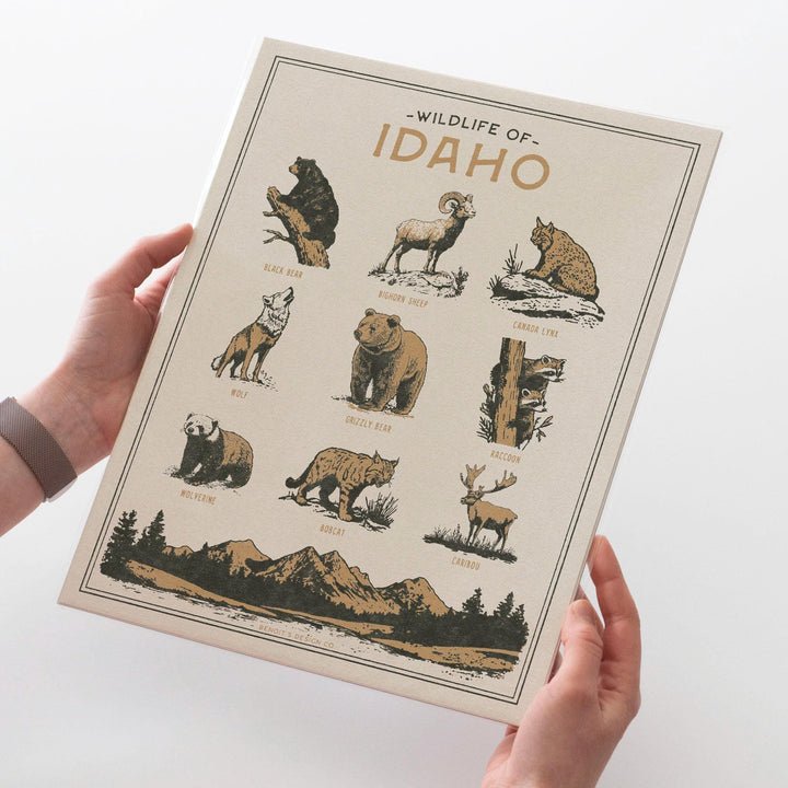 Idaho Wildlife Print