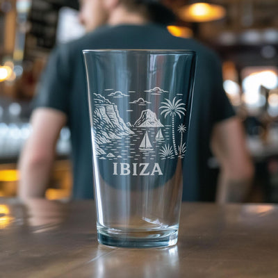 Ibiza Spain Glass