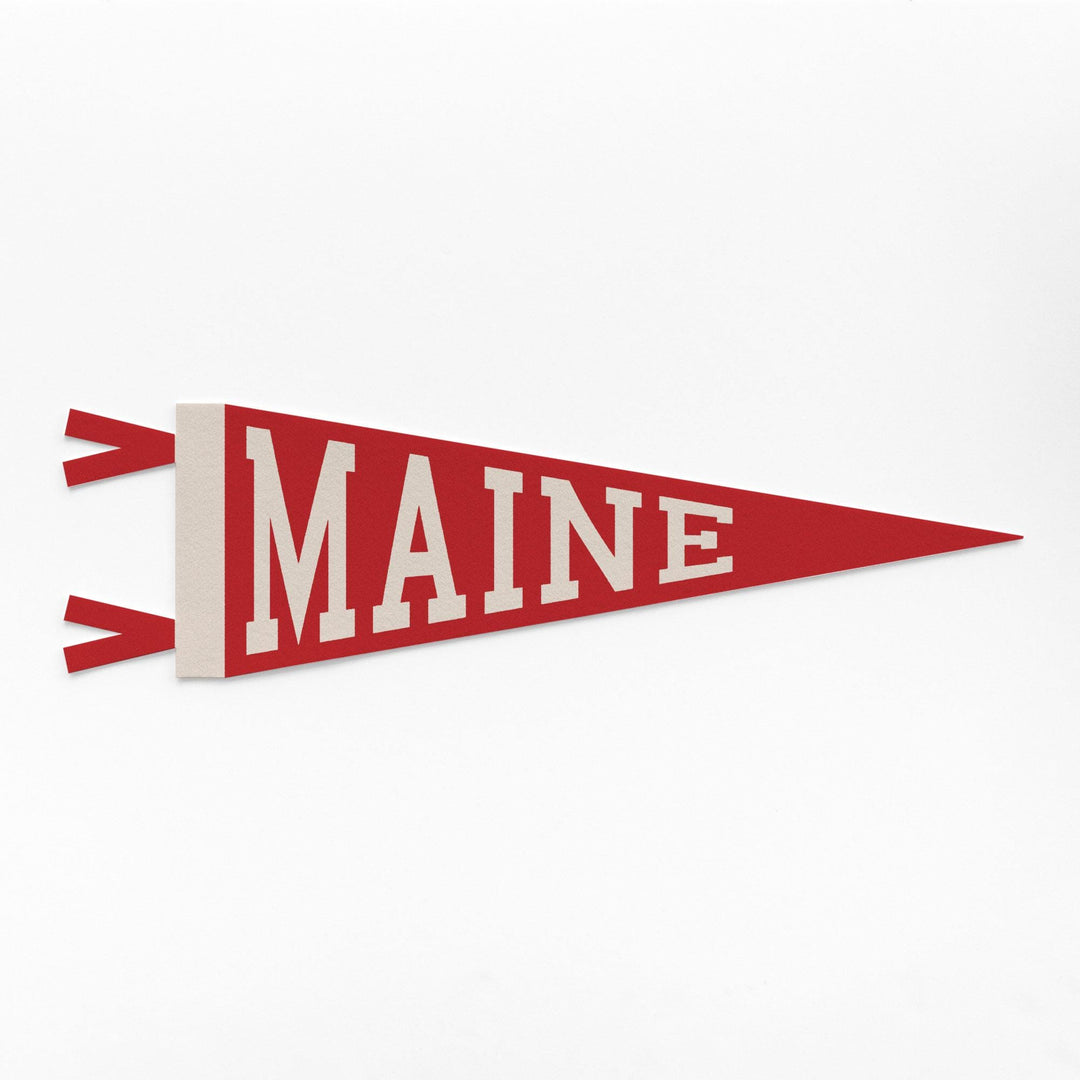 Maine Varsity Felt Pennant