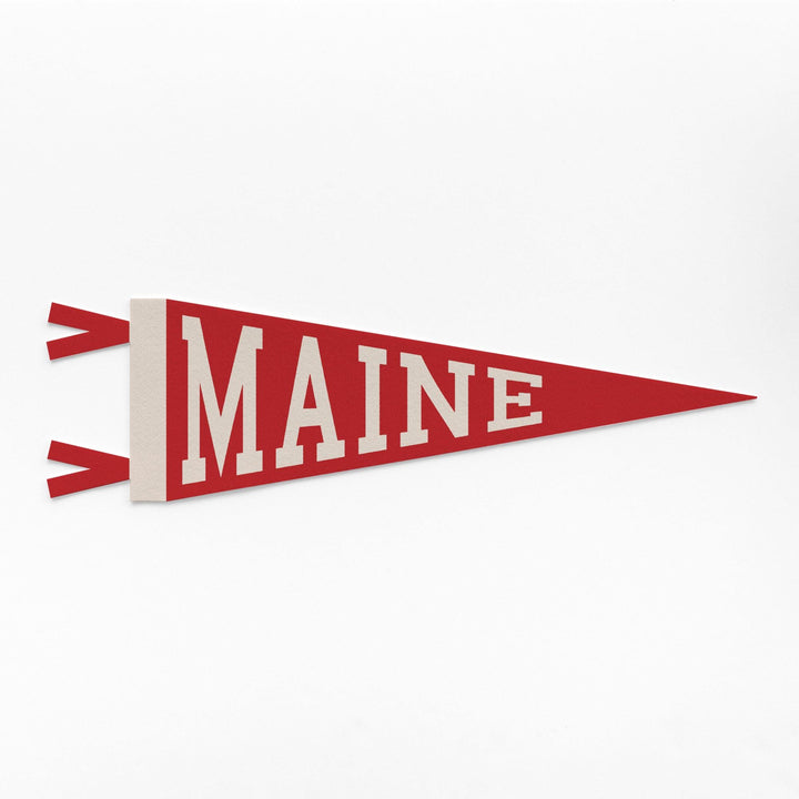 Maine Varsity Felt Pennant