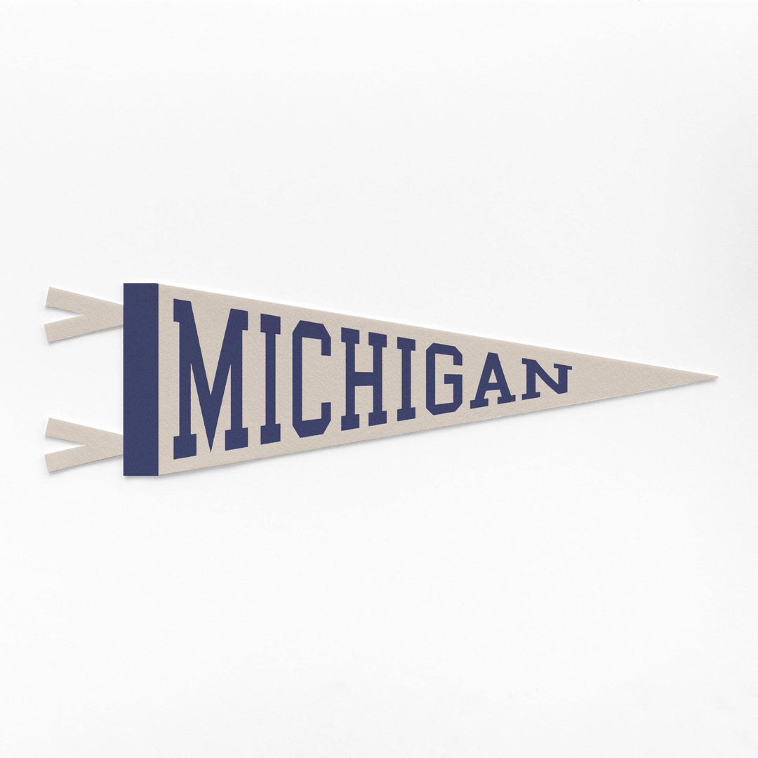 Michigan Varsity Felt Pennant