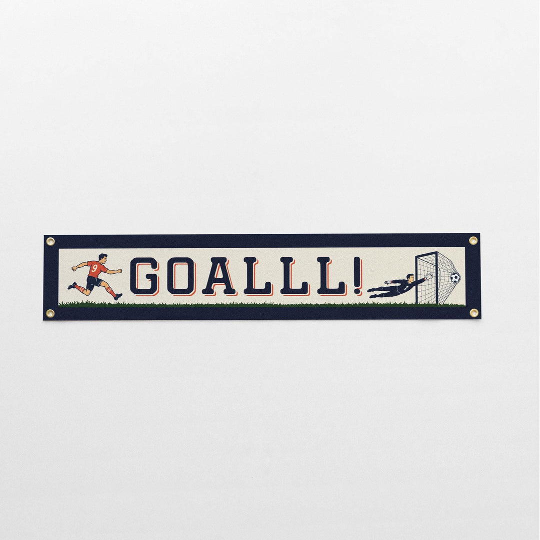 GOALLL! Felt Banner