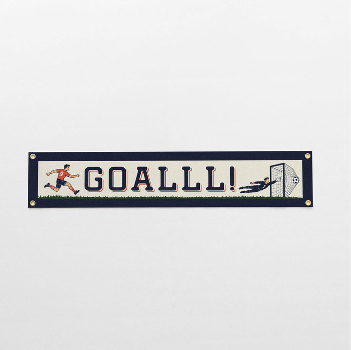 GOALLL! Felt Banner