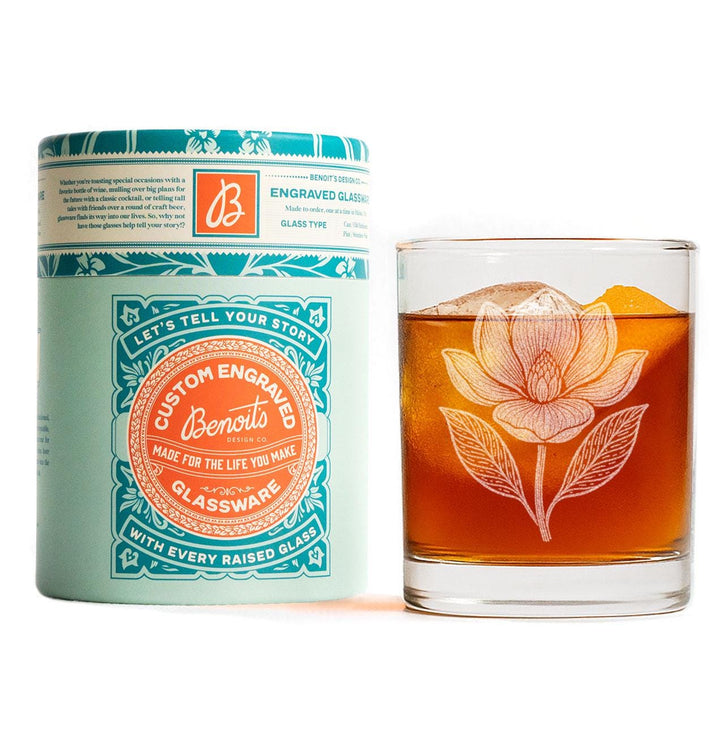 Magnolia Blossom Glasses