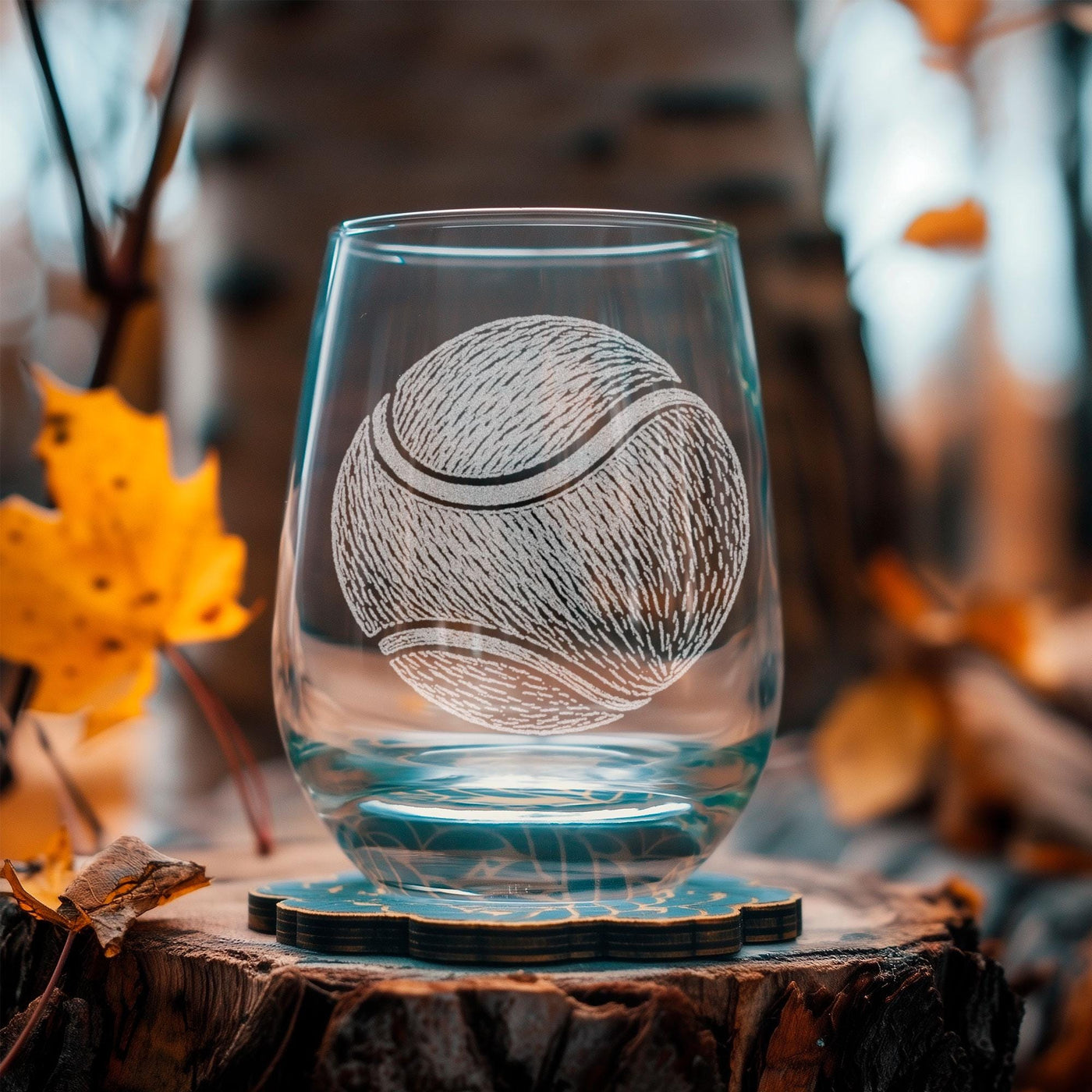 Tennis Ball Glass