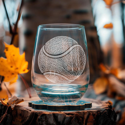 Tennis Ball Glass