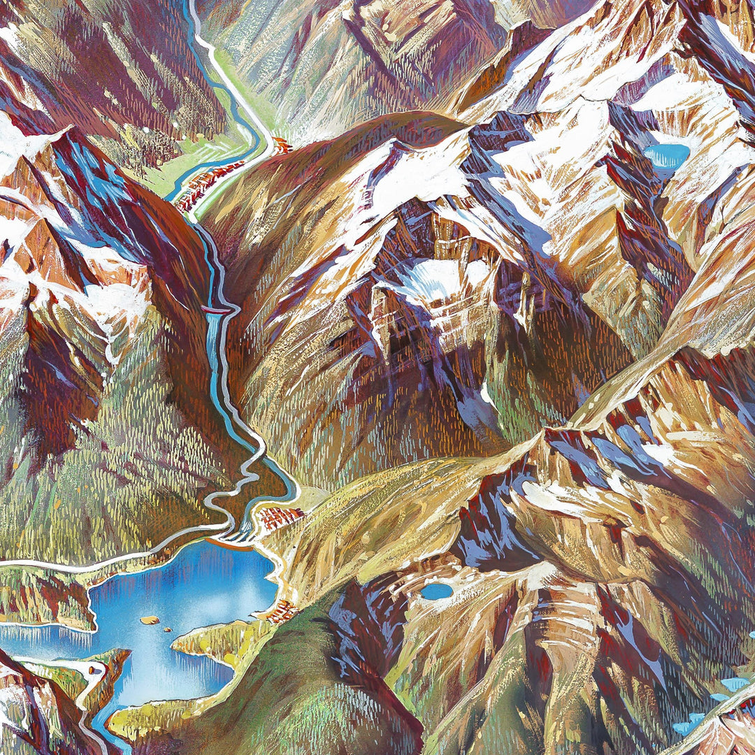 North Cascades National Park Historic Art Print