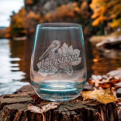 Louisiana State Bird Glasses
