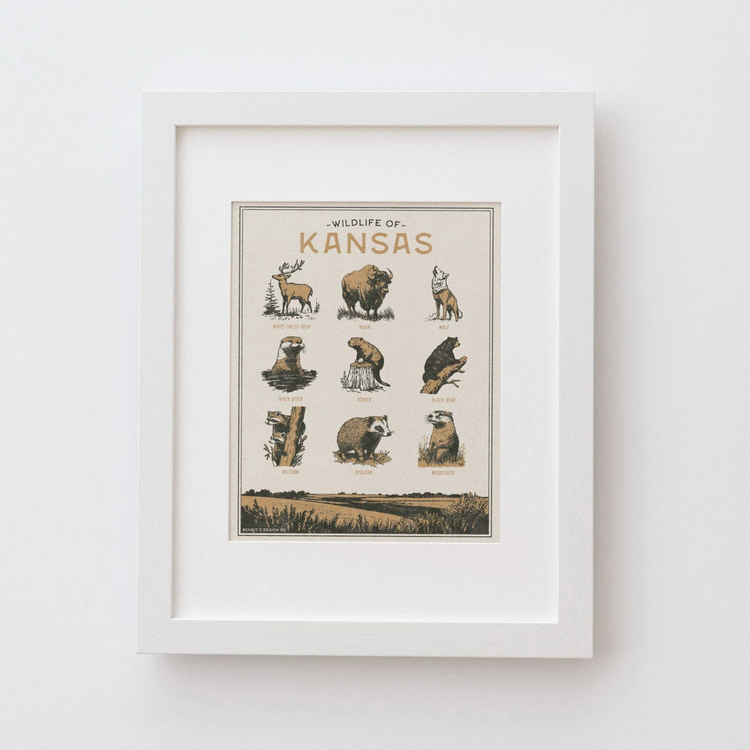 Kansas Wildlife Print