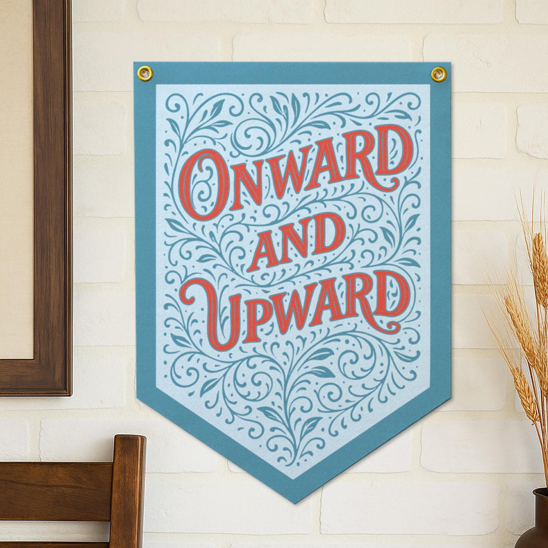 Onward &amp; Upward Felt Camp Flag