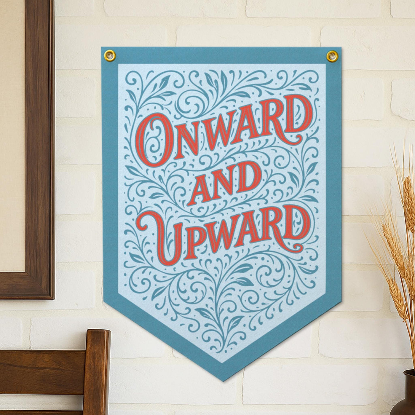 Onward & Upward Felt Camp Flag