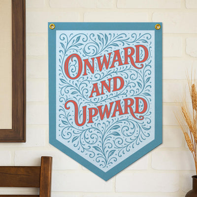 Onward & Upward Felt Camp Flag