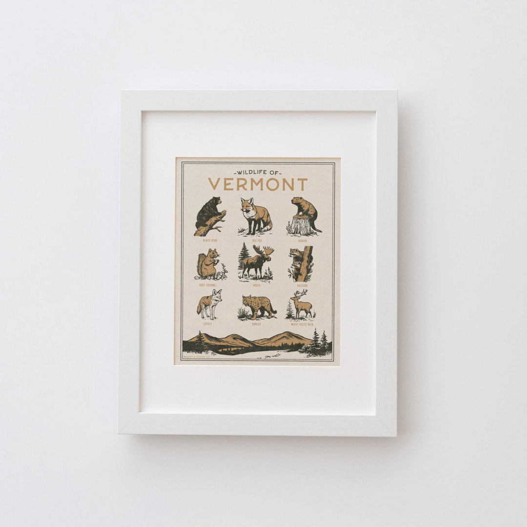 Vermont Wildlife Print