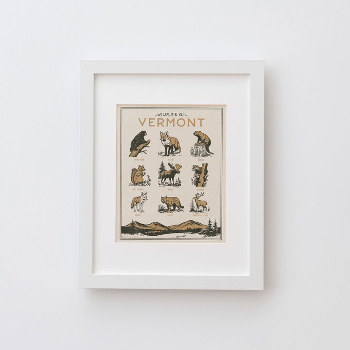 Vermont Wildlife Print