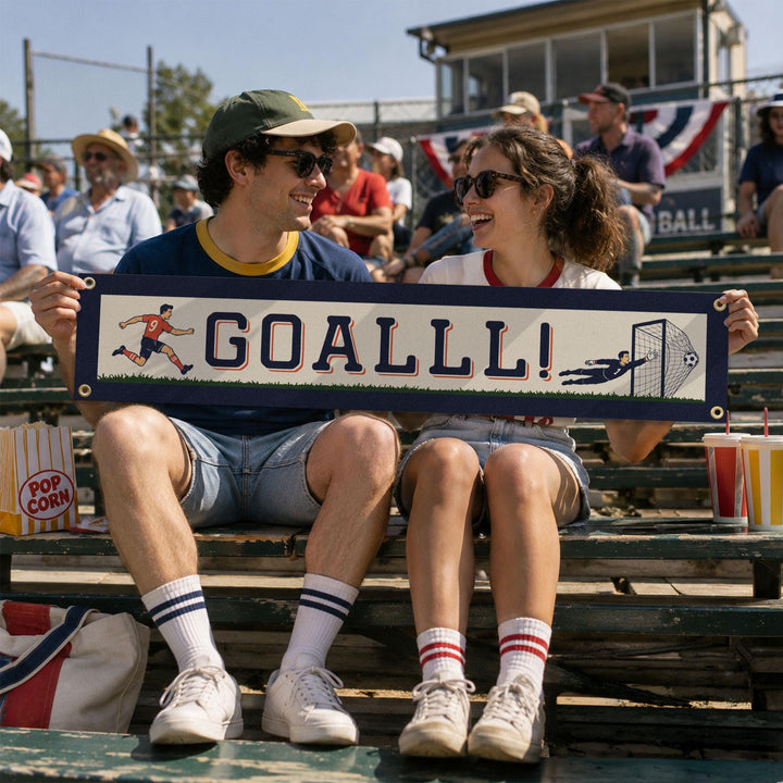 GOALLL! Felt Banner
