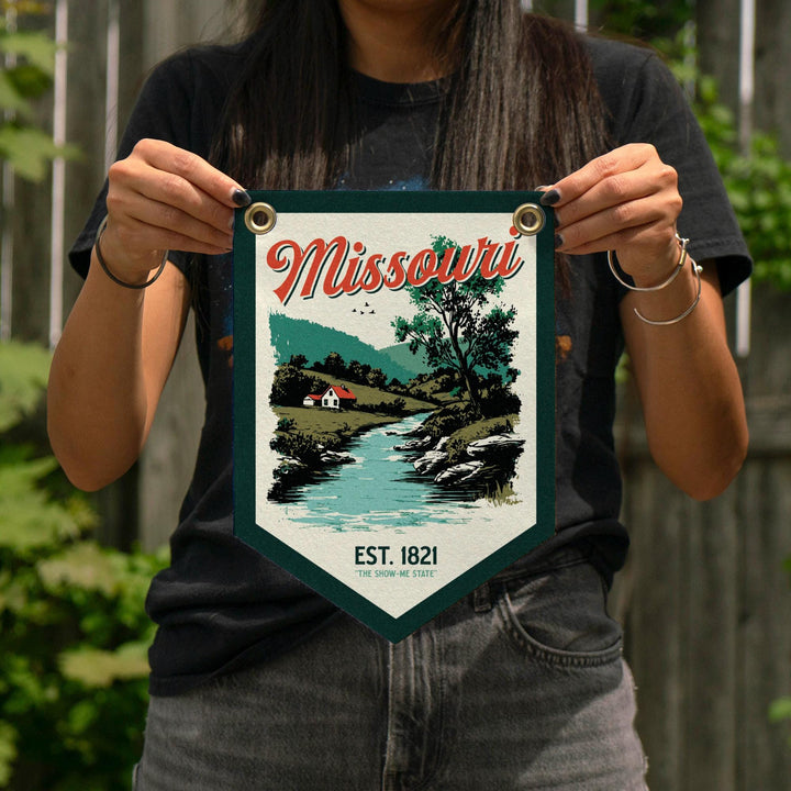 Missouri Felt Camp Flag