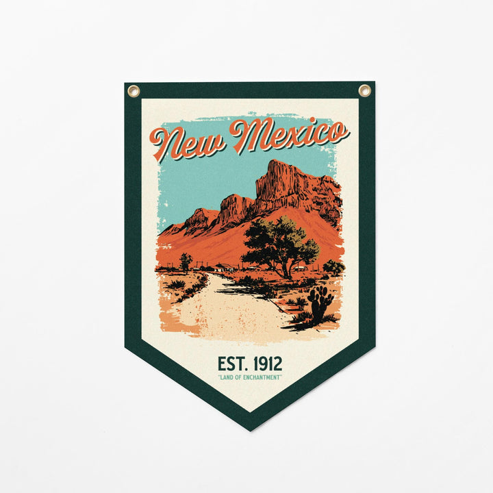 New Mexico Felt Camp Flag