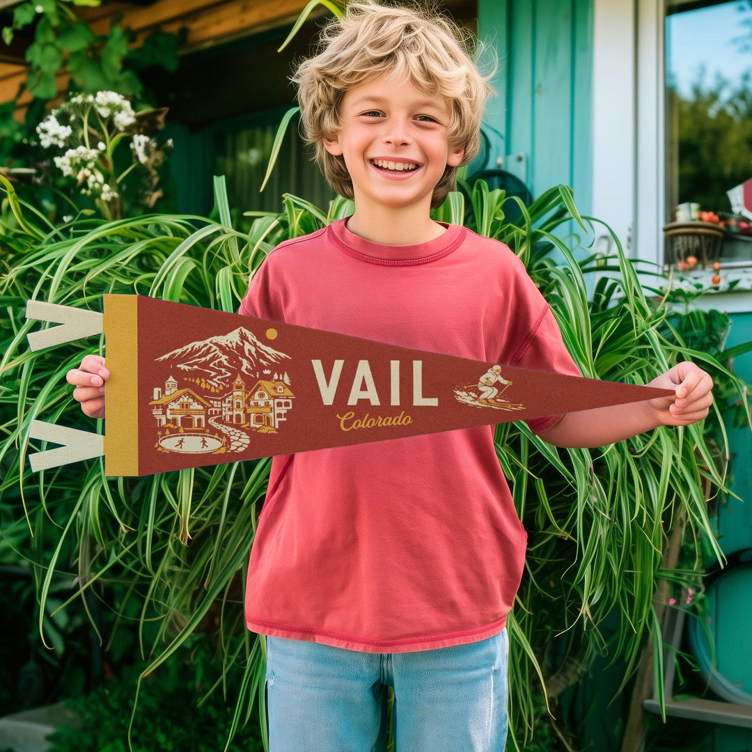 Vail Colorado Felt Pennant
