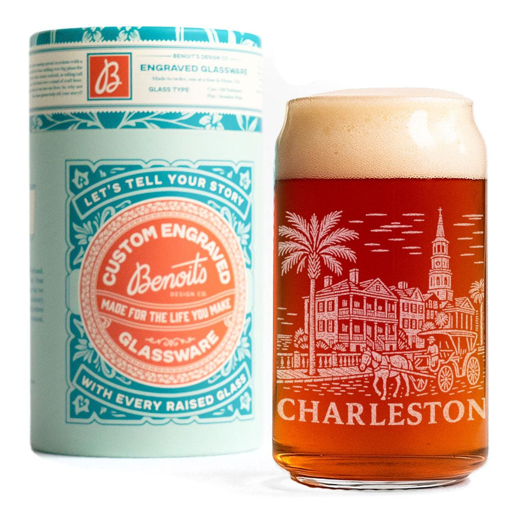 Charleston South Carolina Glasses