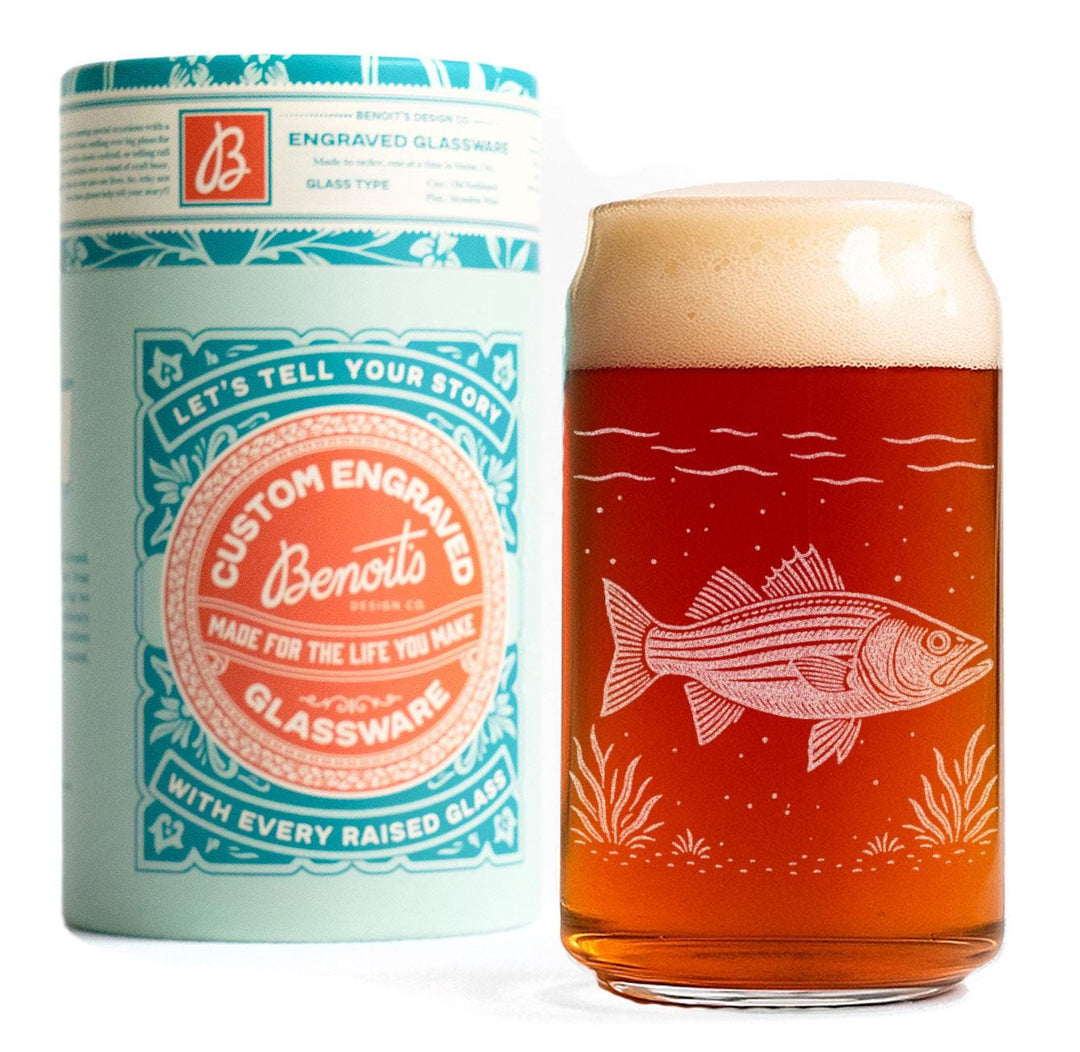 Striped Bass Glasses