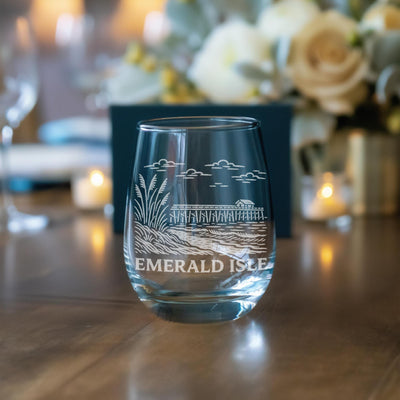 Emerald Isle North Carolina Glass