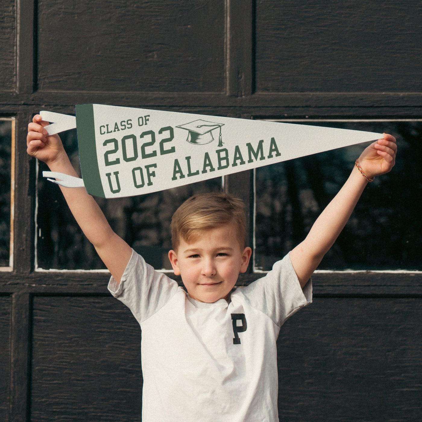 Custom Class of Gift Felt Pennant, Neutral