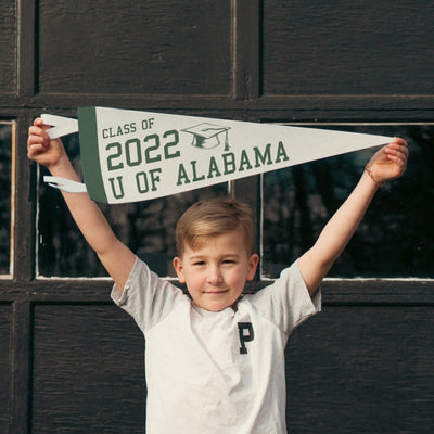 Custom Class of Gift Felt Pennant, Neutral