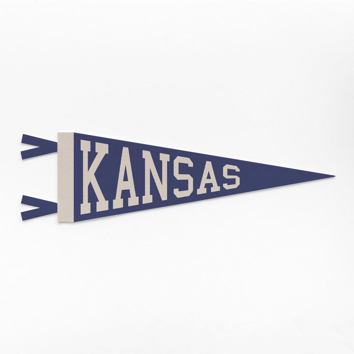 Kansas Varsity Felt Pennant