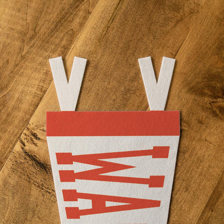 Washington Varsity Felt Pennant