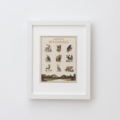 Wyoming Wildlife Print