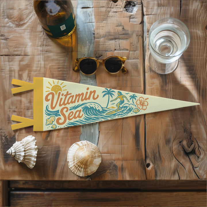 Vitamin Sea Felt Pennant