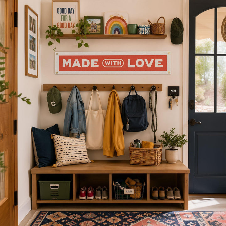 Made With Love Felt Banner