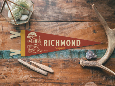 Richmond, Virginia Felt Pennant