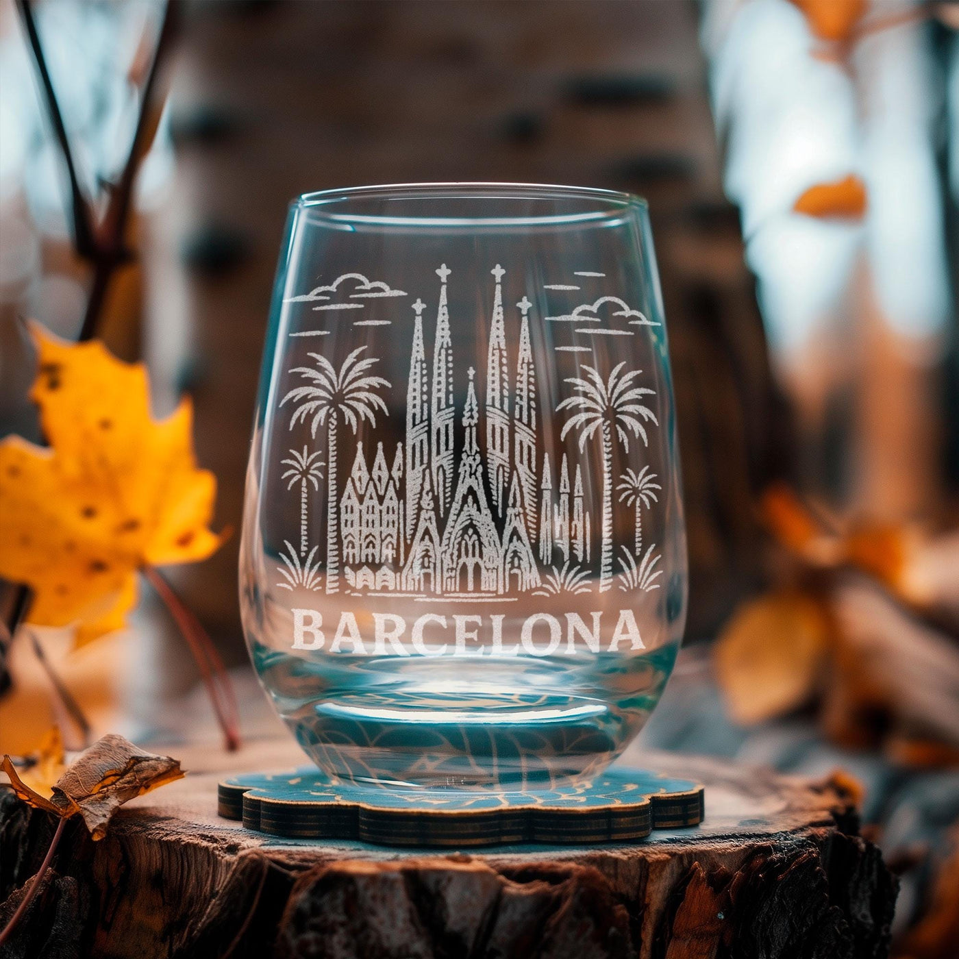 Barcelona Spain Glass