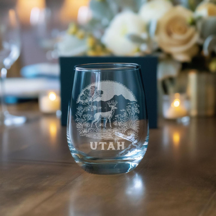 Utah State Deer Glasses