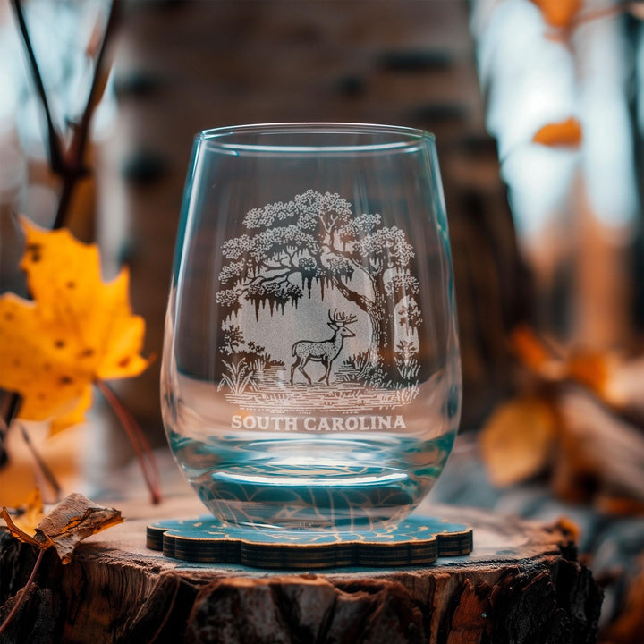 South Carolina State Deer Glasses