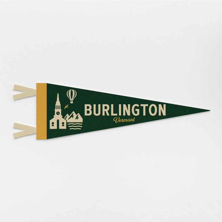 Burlington Vermont Felt Pennant
