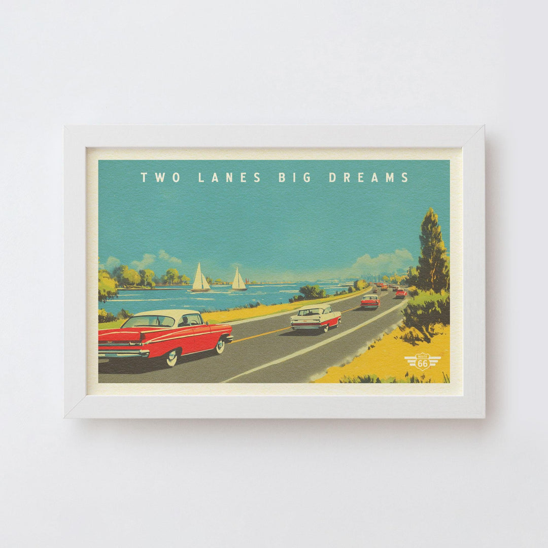 Route 66 Postcards Art Print Set