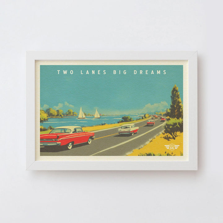 Route 66 Postcards Art Print Set