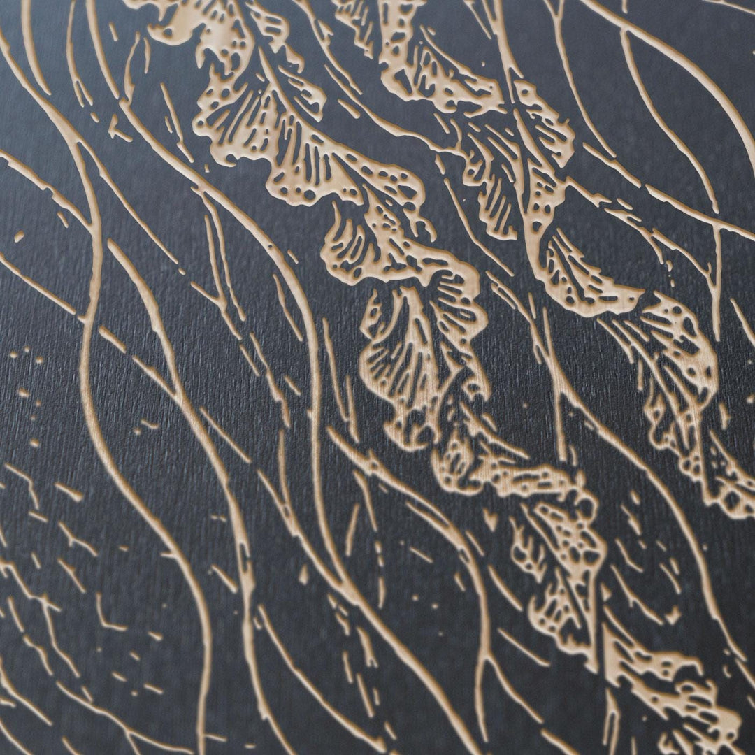 Jellyfish Engraved Birch Art Panel
