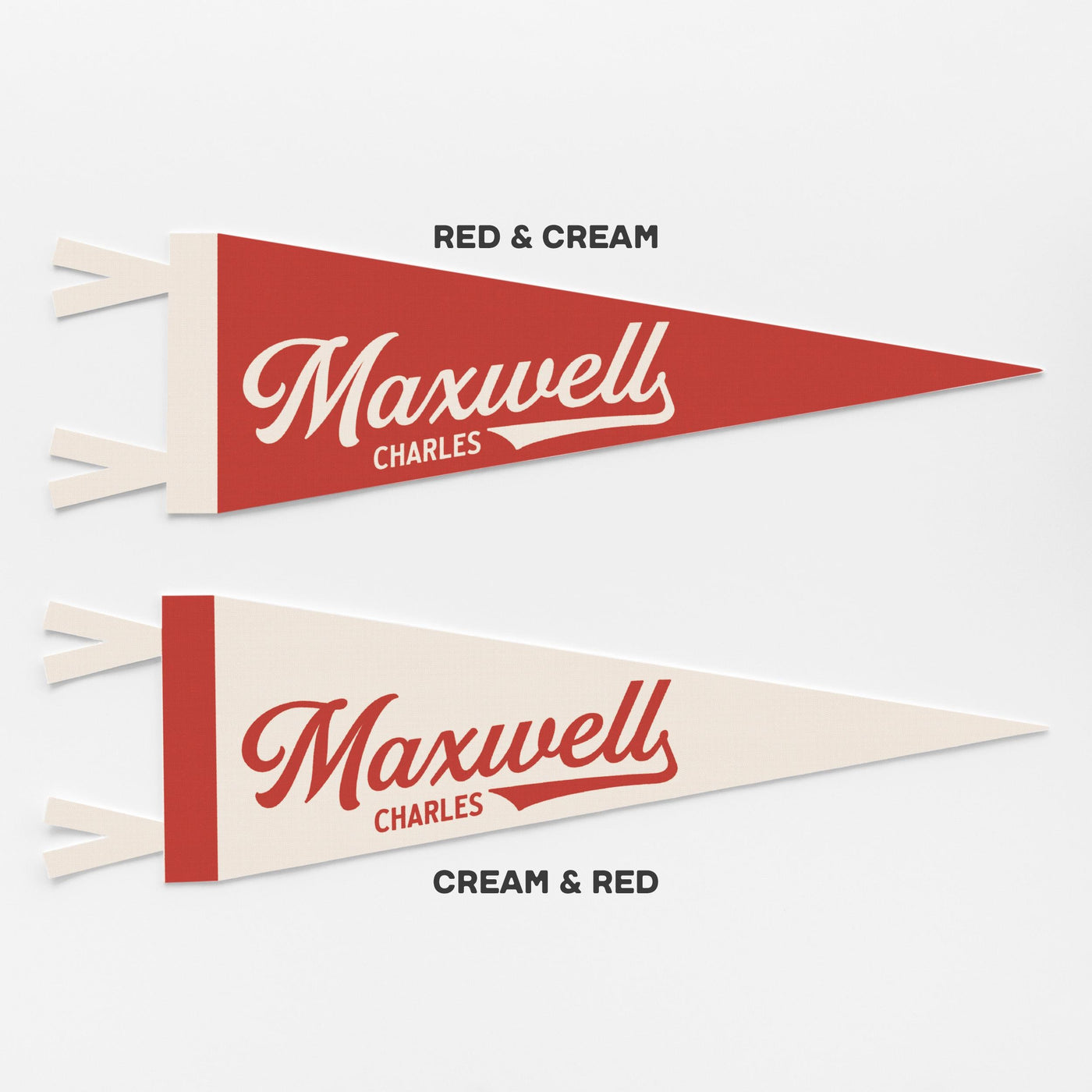 Custom Classic Name Felt Pennant