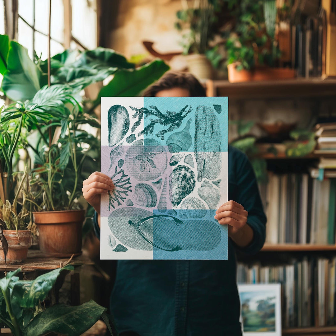 Coastal Flatlay Print