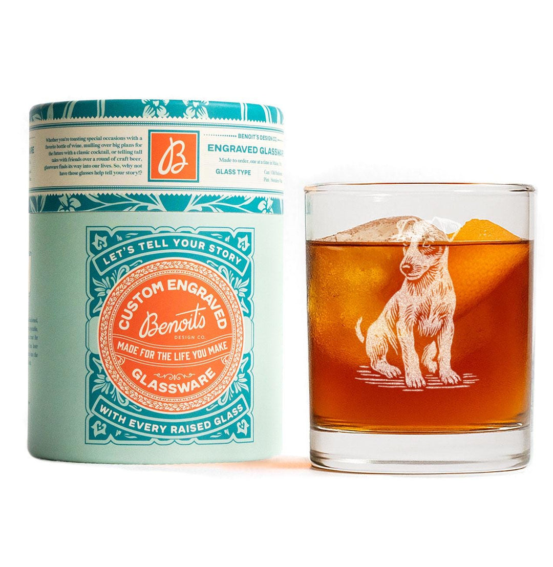 Russell Terrier Customizable Dog Glasses