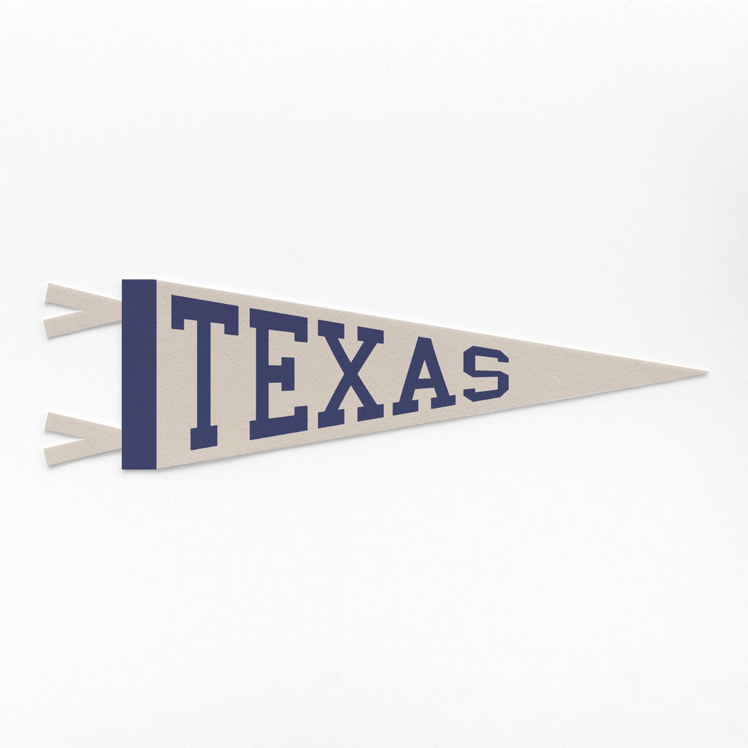 Texas Varsity Felt Pennant