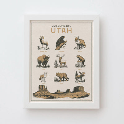Utah Wildlife Print