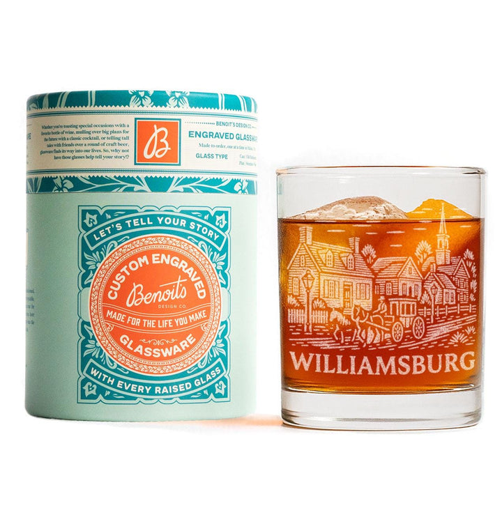 Williamsburg Virginia Glasses