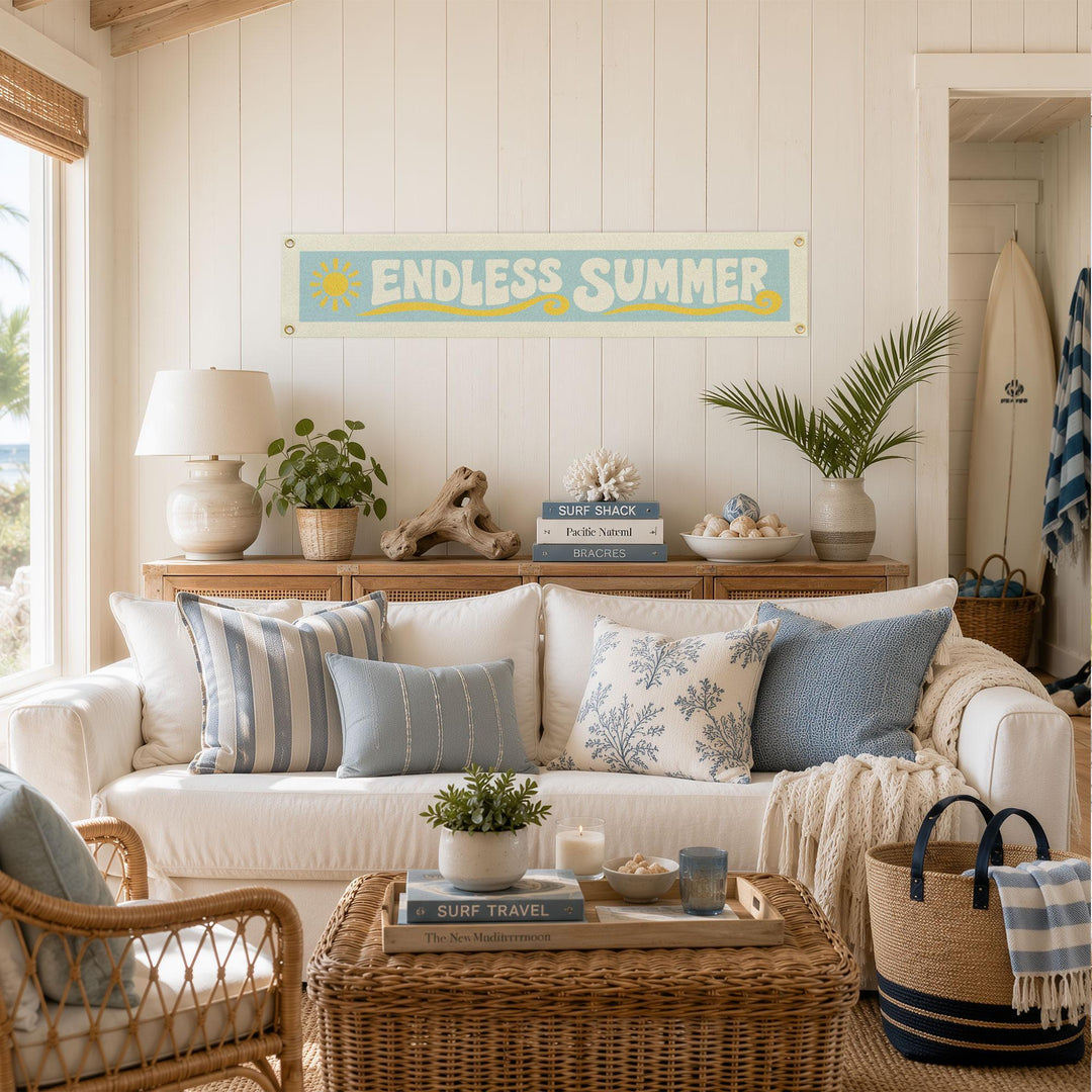 Endless Summer Felt Banner
