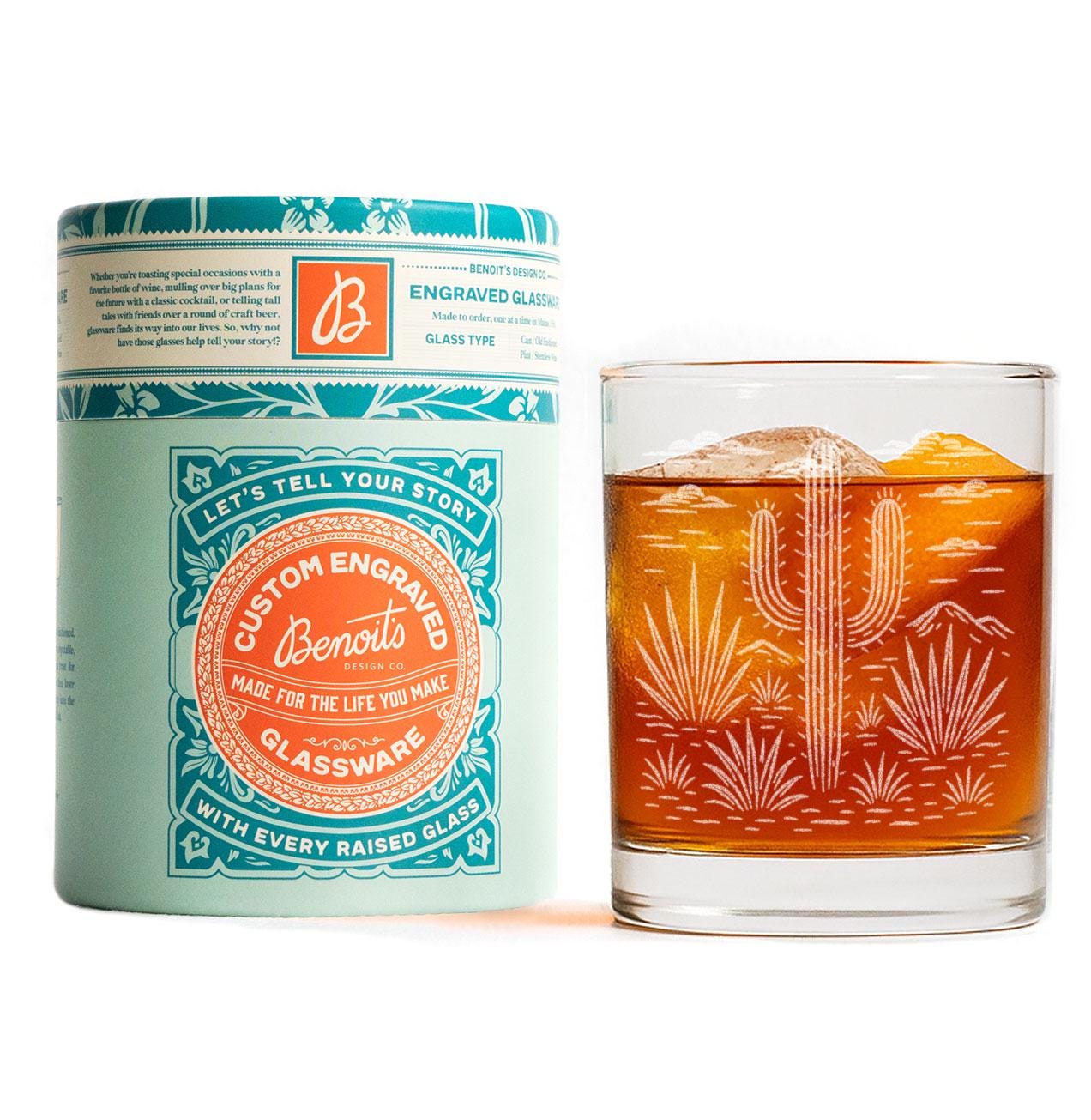 saguaro cactus glasses Saguaro Cactus Glass – Benoit's Design Co